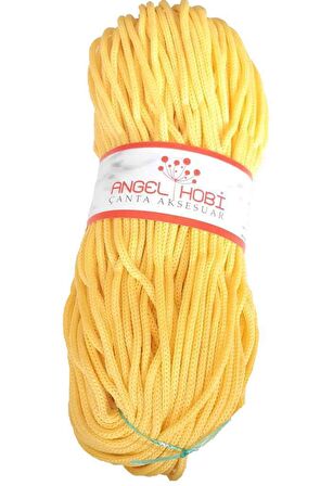 Polyester Rulo Makrome Sarı 5mm