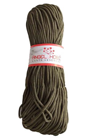 Polyester Rulo Makrome Haki Yeşil 5mm
