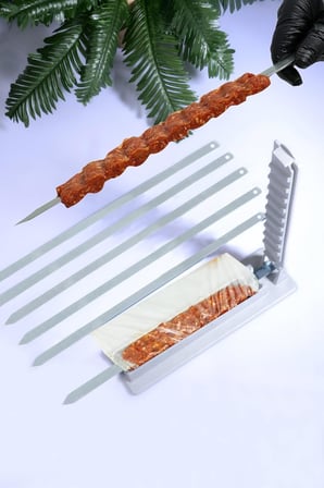 Kebapmatik Adana Urfa Kebap Kalıbı Aparatı Pratik Hızlı Kebap Makinesi Kutusu