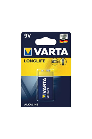 20 Adet 9v Longlife Alkaline Pil Toptan Satış
