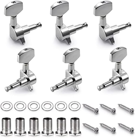 Fluid Mha10 Akustik Gitar Burgusu 3+3 Set + Vida Somun Pul