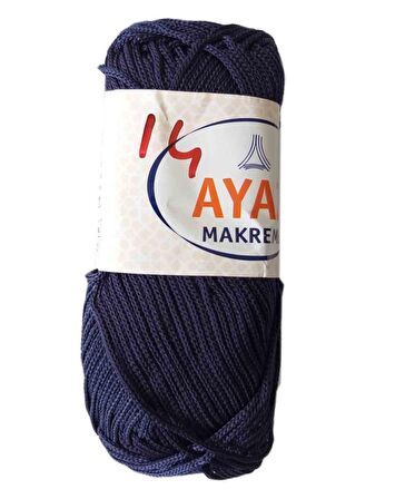 100 Gram Polyester Makrome No:14 Lacivert