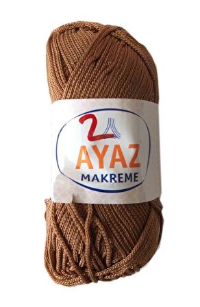 100 Gram Polyester Makrome No:2 Kahve