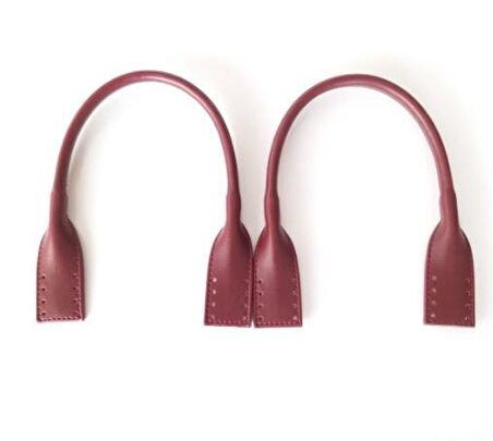 Suni Deri Pelikan Model Kısa Çanta sapı Bordo Renk