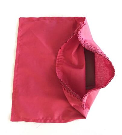 Fermuarsız 28x28 cm dikilmiş astar Bordo