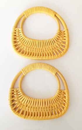 Açık sarı Renk Gerçek Bambu çanta sapı NO:23