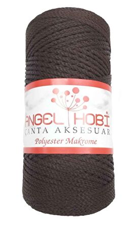 Angel Koyu Kahve Renk Polyester Makrome No:23