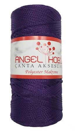 Angel Koyu Mor Renk Polyester Makrome No:25