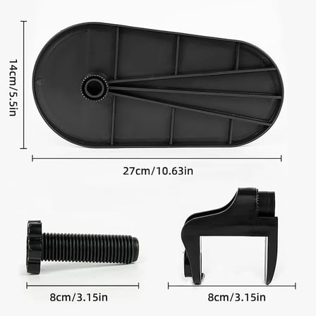 MODDESTORE Ergonomik Ayarlanabilir Masa Kol Dayanağı ve Döner Mouse Pad Tutucu, Masaya Takılan Bilek ve Ön Kol Destek Aparatı, Ofis ve Ev Kullanımı İçin Rahatlatıcı Tasarım