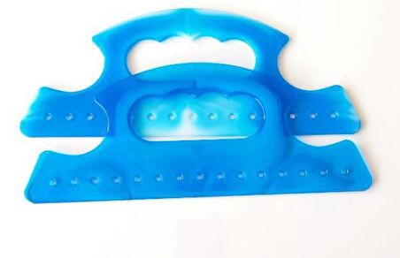 Akrilik görünümlü plastik çanta sapı Mavi No:6