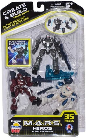 S00040930 Sun-Hpk-Figür Set M.A.R.S.Heros 3Lü 35Prç.3A.