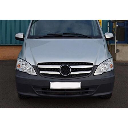 Mercedes Vito Krom Ön Panjur 2010-2014 4 Parça Paslanmaz Çelik