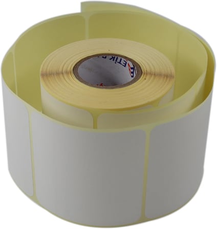 Eko Termal Etiket 80mm x 80mm Ruloda 500 Adet 40mm Kuka Çapında Direk Termal Transfer Etiketi