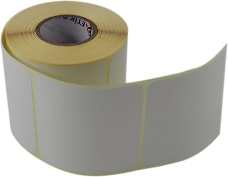 Eko Termal Etiket 80mm x 80mm Ruloda 500 Adet 40mm Kuka Çapında Direk Termal Transfer Etiketi
