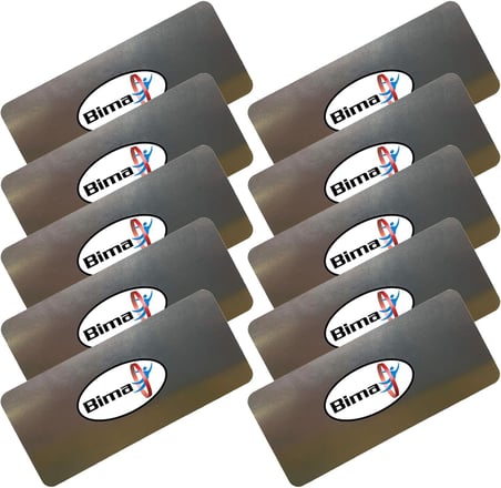 Rötuş Rütüş Rutuş Çeliği 4cmx9cm 10 Adet Fiyatıdır Ekstra Çapağı Alınmıştır