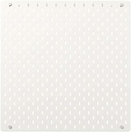 SKÅDIS Pegboard, beyaz, 56 x 56 cm ev ve ofis kullanımı için. Bildirim panoları, kağıt ve medya düzenleyiciler, küçük depolama ve düzenleyiciler, depolama ve organizasyon, çevre