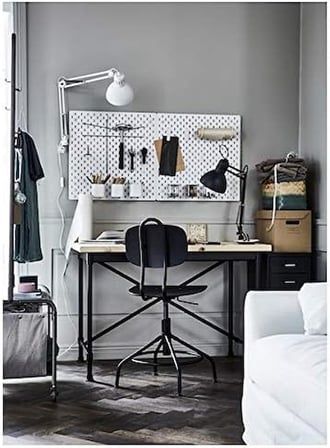 SKÅDIS Pegboard, beyaz, 56 x 56 cm ev ve ofis kullanımı için. Bildirim panoları, kağıt ve medya düzenleyiciler, küçük depolama ve düzenleyiciler, depolama ve organizasyon, çevre
