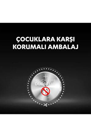 Özel 2016 Lityum Düğme Pil 3v 2’li Paket