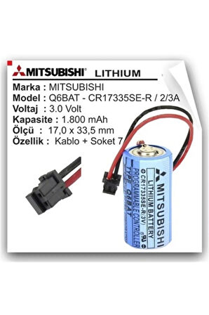 Q6bat 3v Lityum Cnc-plc Pili