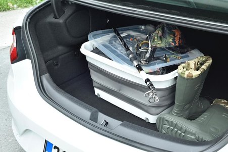 Katlanabilir Şeffaf Kapaklı Saklama Kabı – Tekerlekli Büyük Hacimli Oyuncak Kutusu, Çamaşır Sepeti ve Organizer – Plastik Kapaklı Düzenleyici Kutu, Ev ve Ofis İçin Çok Amaçlı (65 Litre)