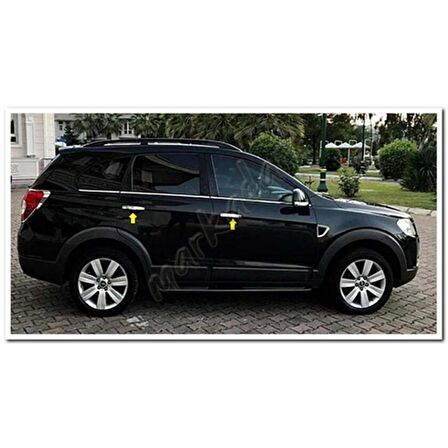 Chevrolet Captiva Krom Kapı Kolu 2007 Sonrası 4 Kapı Paslanmaz Çelik