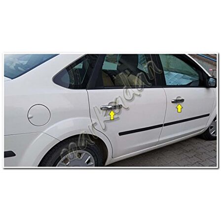 Ford Focus Sedan Krom Kapı Kolu 2005-2011 4 Kapı Paslanmaz Çelik