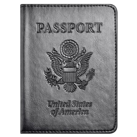 Sunup SN-26342 Amerika USA Kapaklı Suni Deri Pasaport Kılıfı