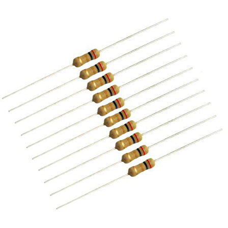 1/4w 220 Ohm  Karbon Film Direnç X 10 Adet (Rf051)