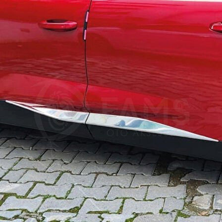 Peugeot 408 Krom Yan Kapı Çıtası 4 Kapı 2022> Paslanmaz Çelik