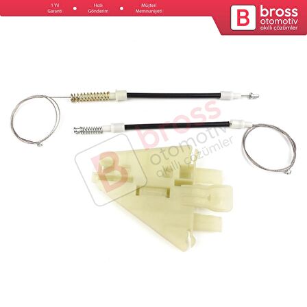 Alfa Romeo 159 939 2005-2011 4/5 Kapı 71740123 İçin Elektrikli Arka Sağ Kapı Cam Kriko Tamir Seti