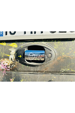 Peugeot J10 Krom Kapı Kolu 3 Parça 2010> Paslanmaz Çelik