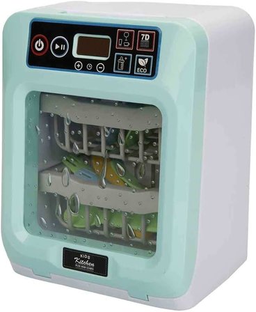 Hommy Sesli ve Işıklı Yeşil Bulaşık Makinesi