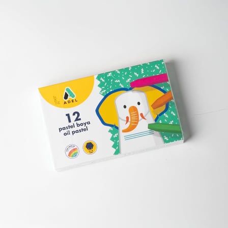 ADEL 4’lü Boyama Seti + Resim Defteri 25x35, 12 Renk, Keçeli Kalem, Kuru,Pastel ve Sulu Boya, Fırça Dahil