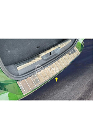 PEUGEOT 308 2022> Arka Tampon Üstü Koruma P.Çelik HB