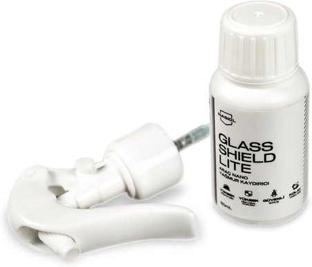 Glasshield Lite Araç Nano Yağmur Kaydırıcı ve Su Itici Sprey-50 Ml-1 Yıl Etkili-Cam Koruma