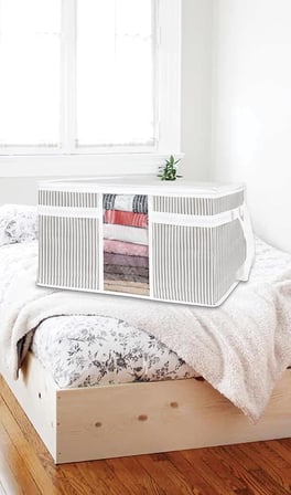 Pazar Kapısı Pencereli Yastık Kazak Hurç Organizer Düzenleyici (75 x 40 x 40)