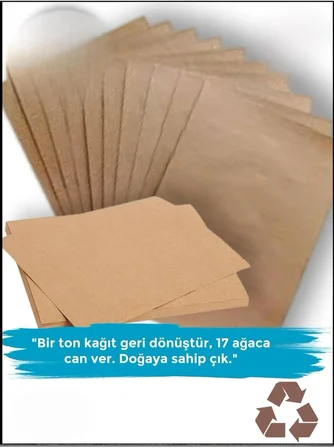 Kraft Kağıt 100x140 cm 90gr 10 Adet Ambalaj, Paketleme, Hediye ve Çeyiz Sarma, Taşıma, Taşınma