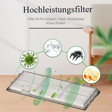 Filtre aksesuarı, Roborock S8/S8+/S8 Pro Ultra/S7/S7 Maxv/S7 Maxv Ultra/S7 Max Ultra/S7 Pro Ultra için, yıkanabilir HEPA filtre, 4 adet, G20 süpürme robotu için, 4'lü paket