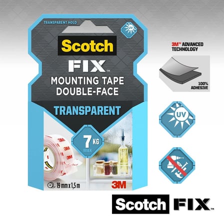Scotch 4004 Şeffaf Montaj Bandı