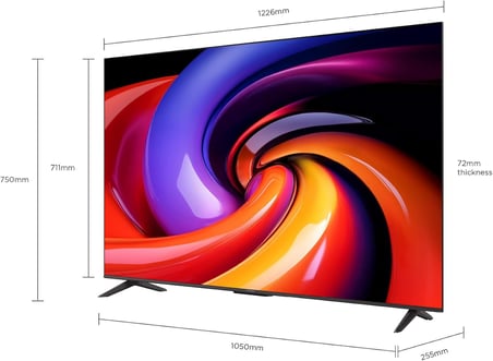 55U65 55 İnç Smart TV 4K UHD HDR 10 Gaming Google TV, Dinamik Renk Geliştirme, Dolby Audio, MEMC, İnce Tasarımlı Game Master (2026 Model)