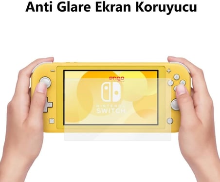 Nintendo Switch Lite ile Uyumlu Ekran Koruyucu 5.5 inç 9H Mat Nano Koruma Oyun Konsolu