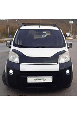 Fiat Fiorino Ön Kaput Koruma Rüzgarlığı 3mm Akrilik (abs) Parlak Siyah Deflektör 2007->