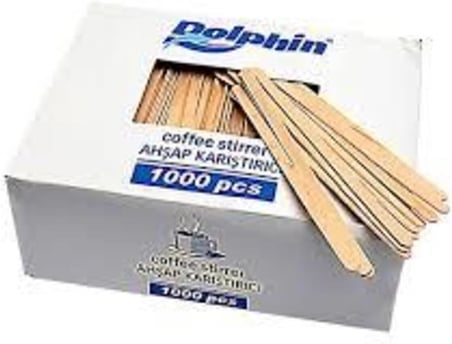 Dolphin Tahta Karıştırıcı 10cm 1000li
