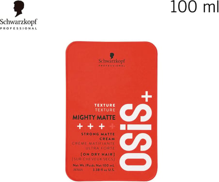 Schwarzkopf OSIS Mighty Matte 100 Mililitre Tutucu Mat Wax