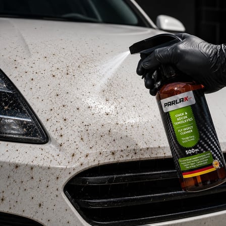 Sinek ve Böcek Temizleyici 500 ml – Kurumuş Böcek Kalıntısı ve Yol Kirine Karşı Güçlü Temizlik | Araç Cam, Kaput ve Tampon İçin Fly Insect Cleaner