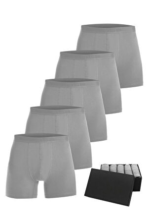 Öts Premium 5’li Erkek Modal Boxer - Hediye Kutulu, Ultra Yumuşak Modal Kumaş, Esnek Kalıp Etiketsiz