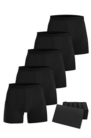 Öts Premium 5’li Erkek Modal Boxer - Hediye Kutulu, Ultra Yumuşak Modal Kumaş, Esnek Kalıp Etiketsiz