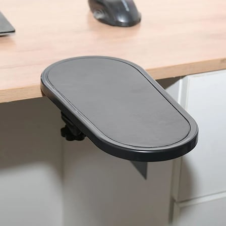 Ergonomik Ayarlanabilir Masa Kol Dayanağı ve Döner Mouse Pad Tutucu, Masaya Takılan Bilek ve Ön Kol Destek Aparatı, Ofis ve Ev Kullanımı İçin Rahatlatıcı Tasarım | DY-841