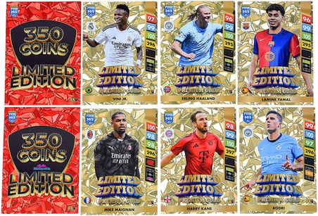 Hediyecik Special Limited Edition Panini Fifa 365 2025 Adrenalyn Xl Premium Gold Futbolcu Kartları 1 Paket