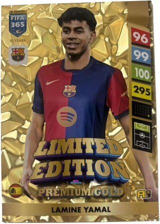 Hediyecik Special Limited Edition Panini Fifa 365 2025 Adrenalyn Xl Premium Gold Futbolcu Kartları 1 Paket